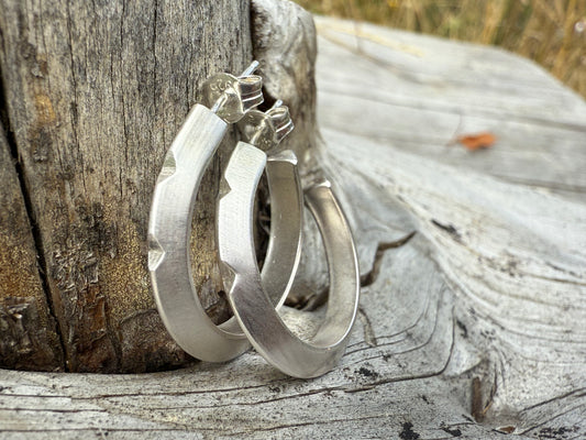 Bigger Triangle Wire Hoops