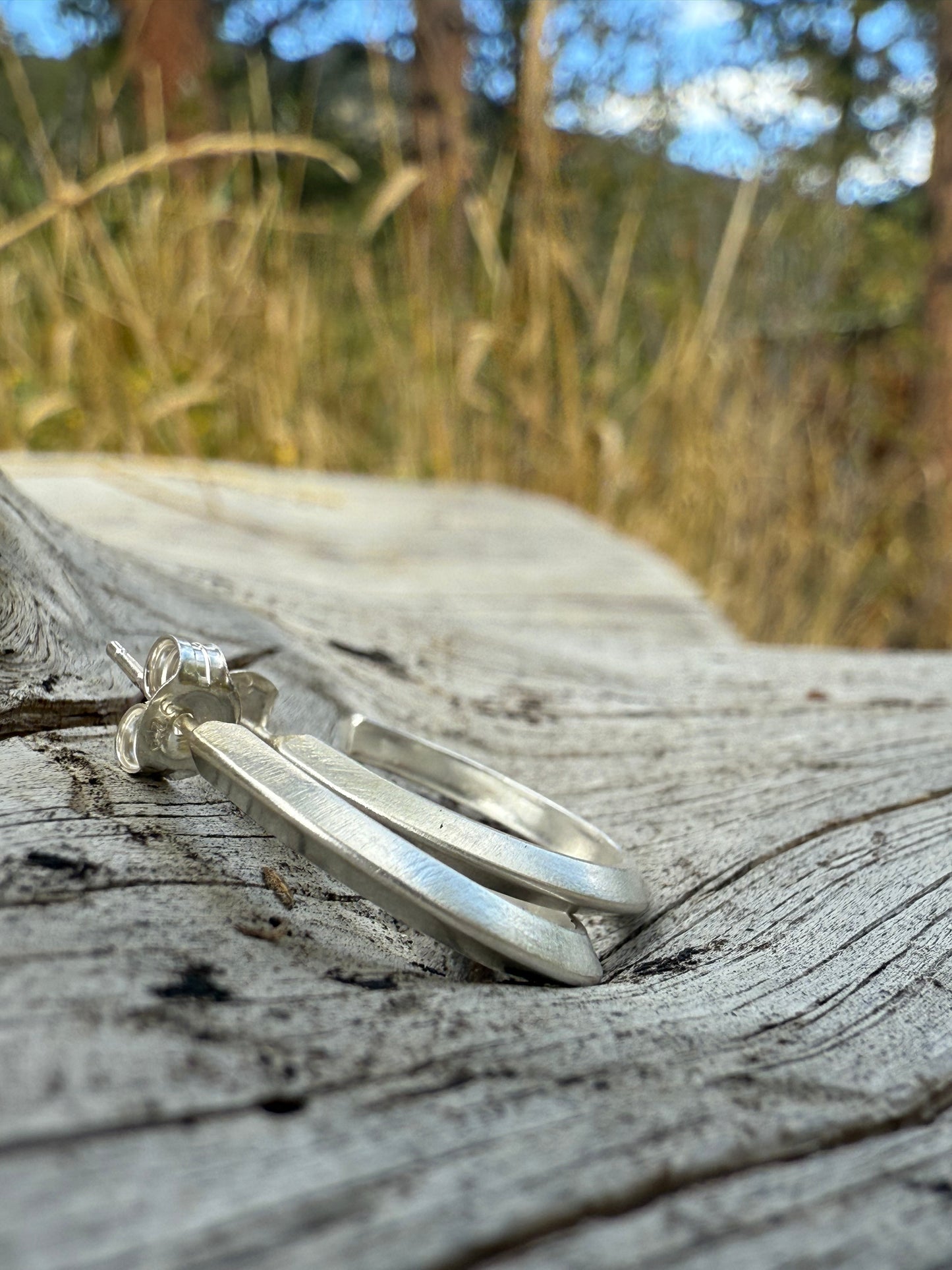 Triangle Wire Hoops